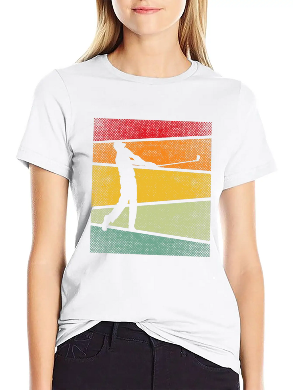 Golf Retro Breathable Graphic T-Shirt – Perfect For Casual Days