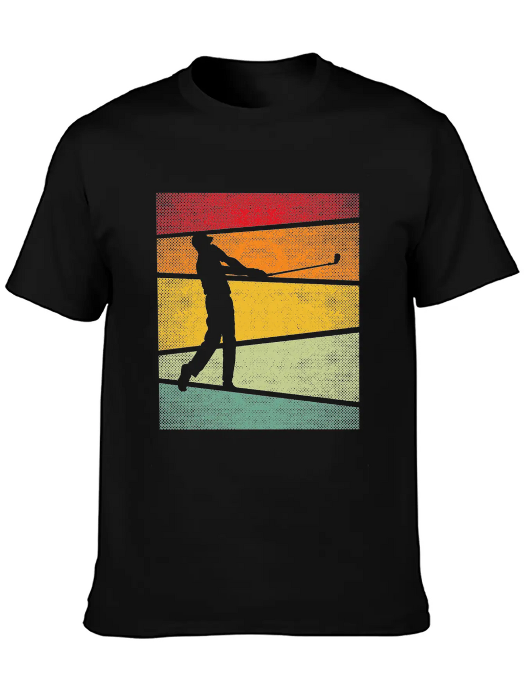 Golf Retro Breathable Graphic T-Shirt – Perfect For Casual Days