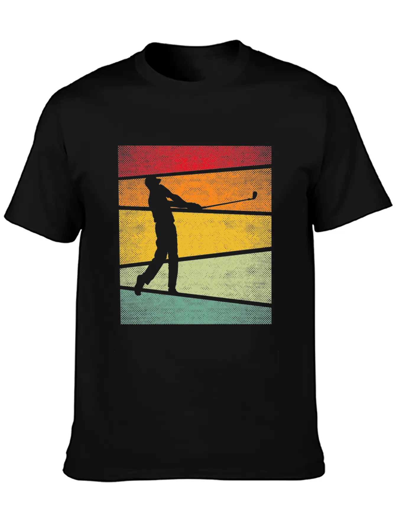 Golf Retro Breathable Graphic T-Shirt – Perfect For Casual Days
