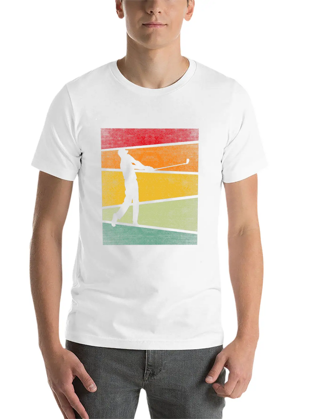Golf Retro Breathable Graphic T-Shirt – Perfect For Casual Days