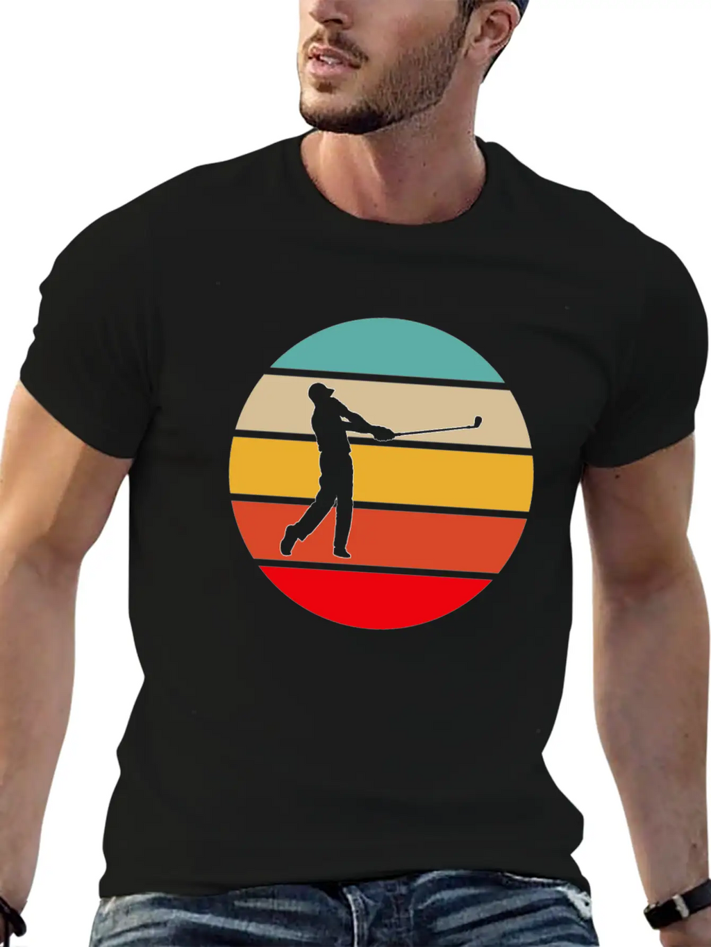 Golf Retro Relaxed Everyday Tee – Lightweight And Durable Cotton
