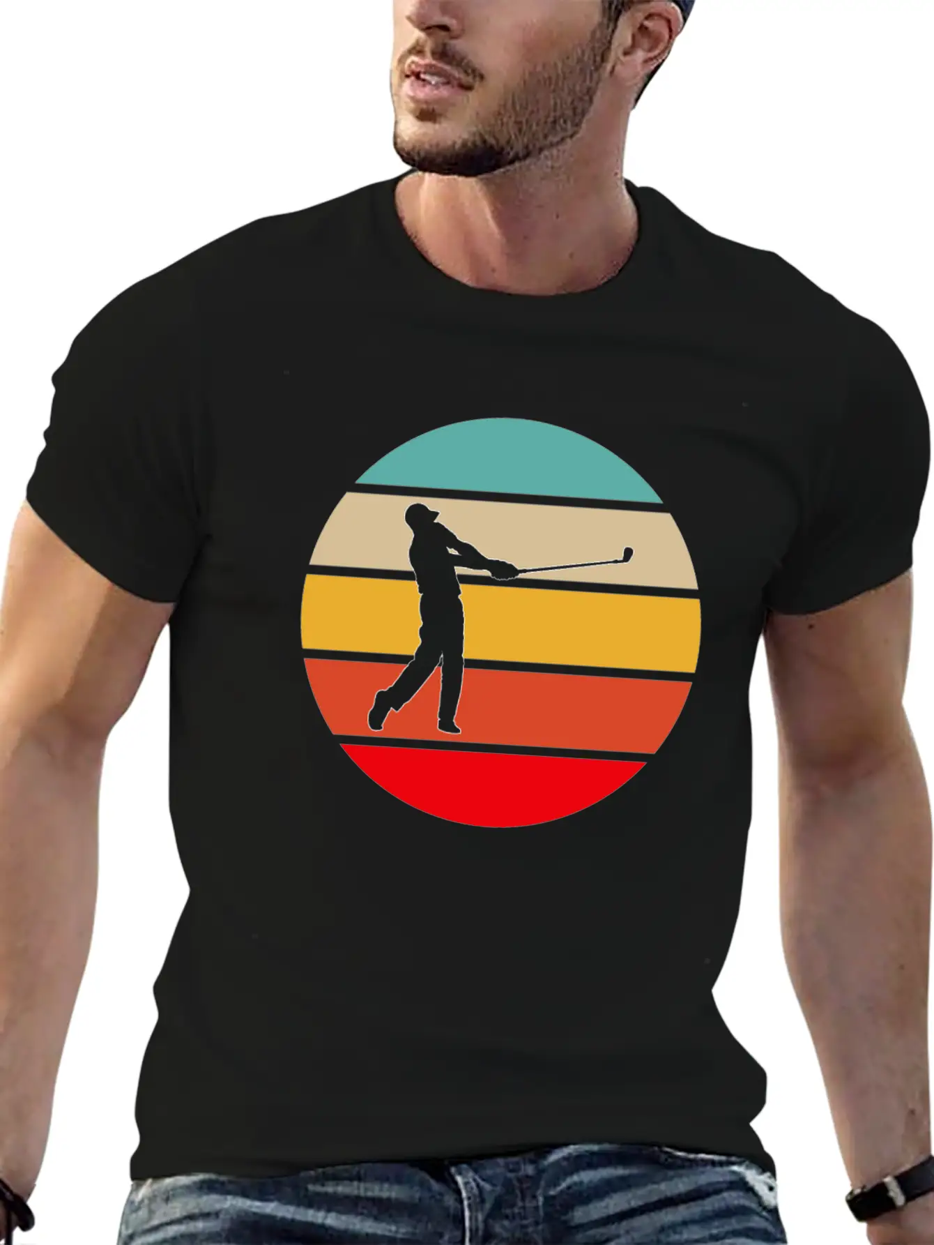 Golf Retro Relaxed Everyday Tee – Lightweight And Durable Cotton