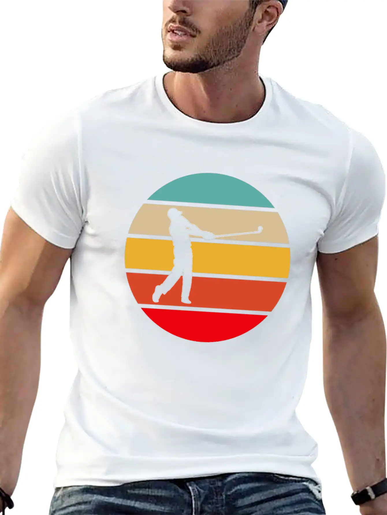 Golf Retro Relaxed Everyday Tee – Lightweight And Durable Cotton
