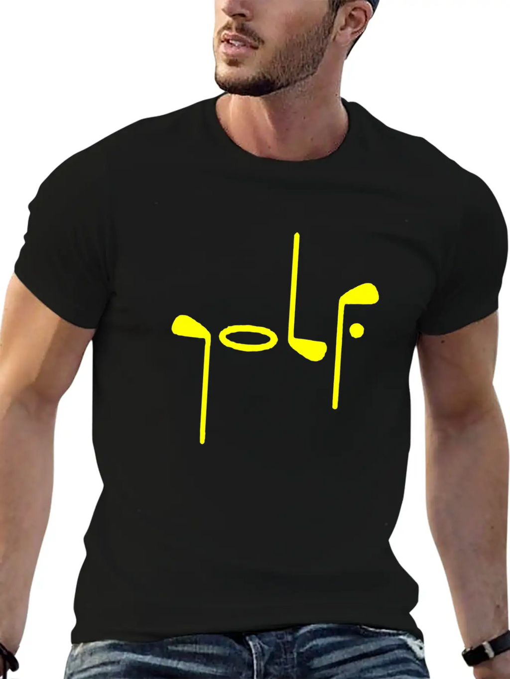 Golf Style Breathable Graphic T-Shirt – Perfect For Casual Days