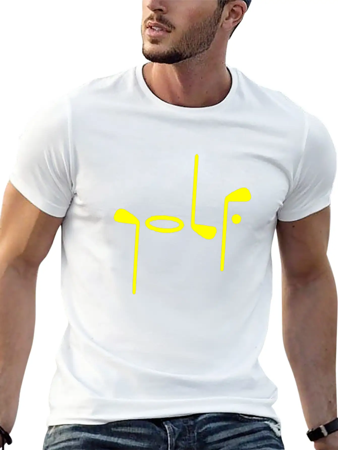 Golf Style Breathable Graphic T-Shirt – Perfect For Casual Days