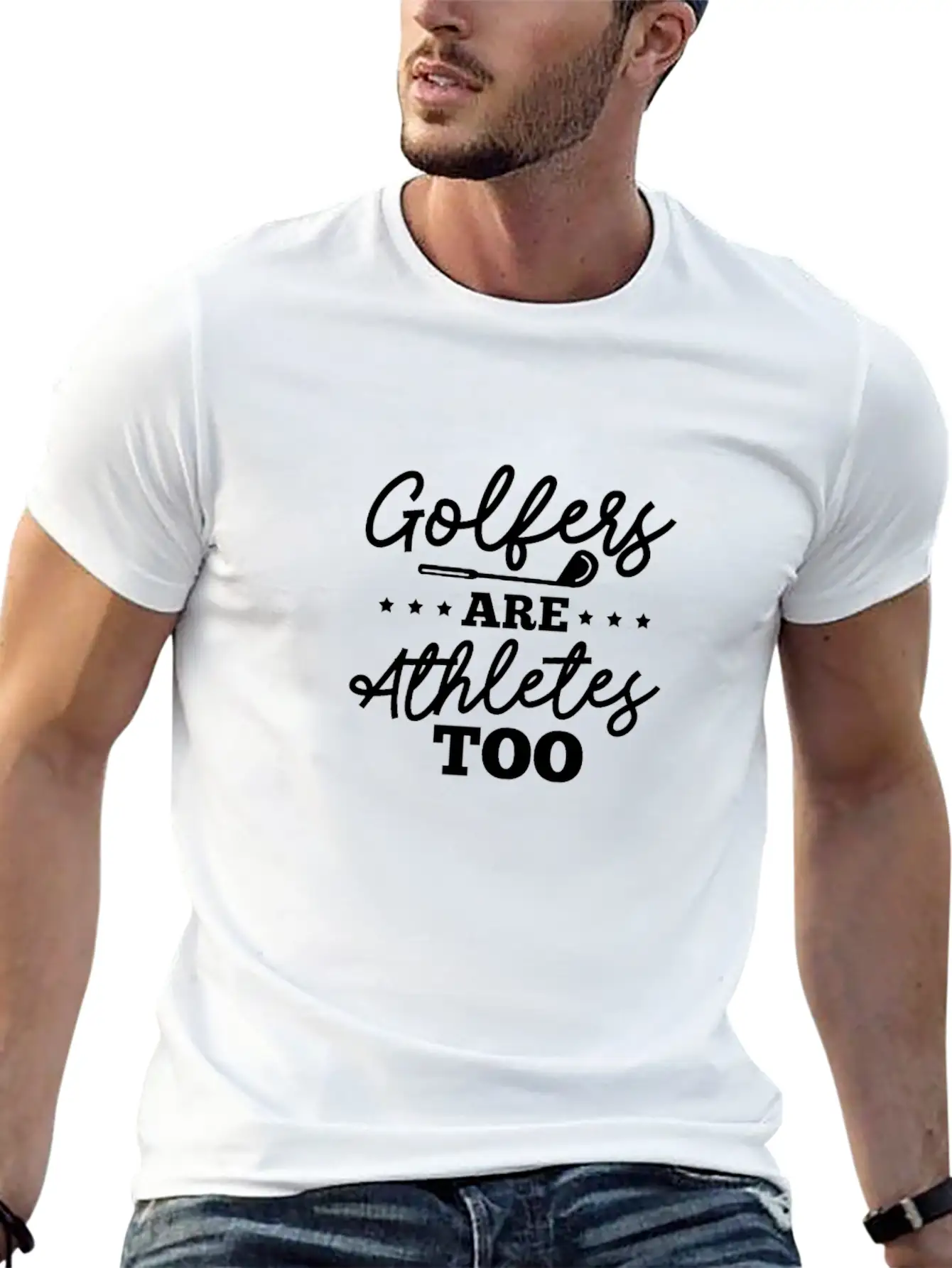 Golfers Are Athletes Too Stylish Everyday T-Shirt – Unisex Basic Cotton Tee