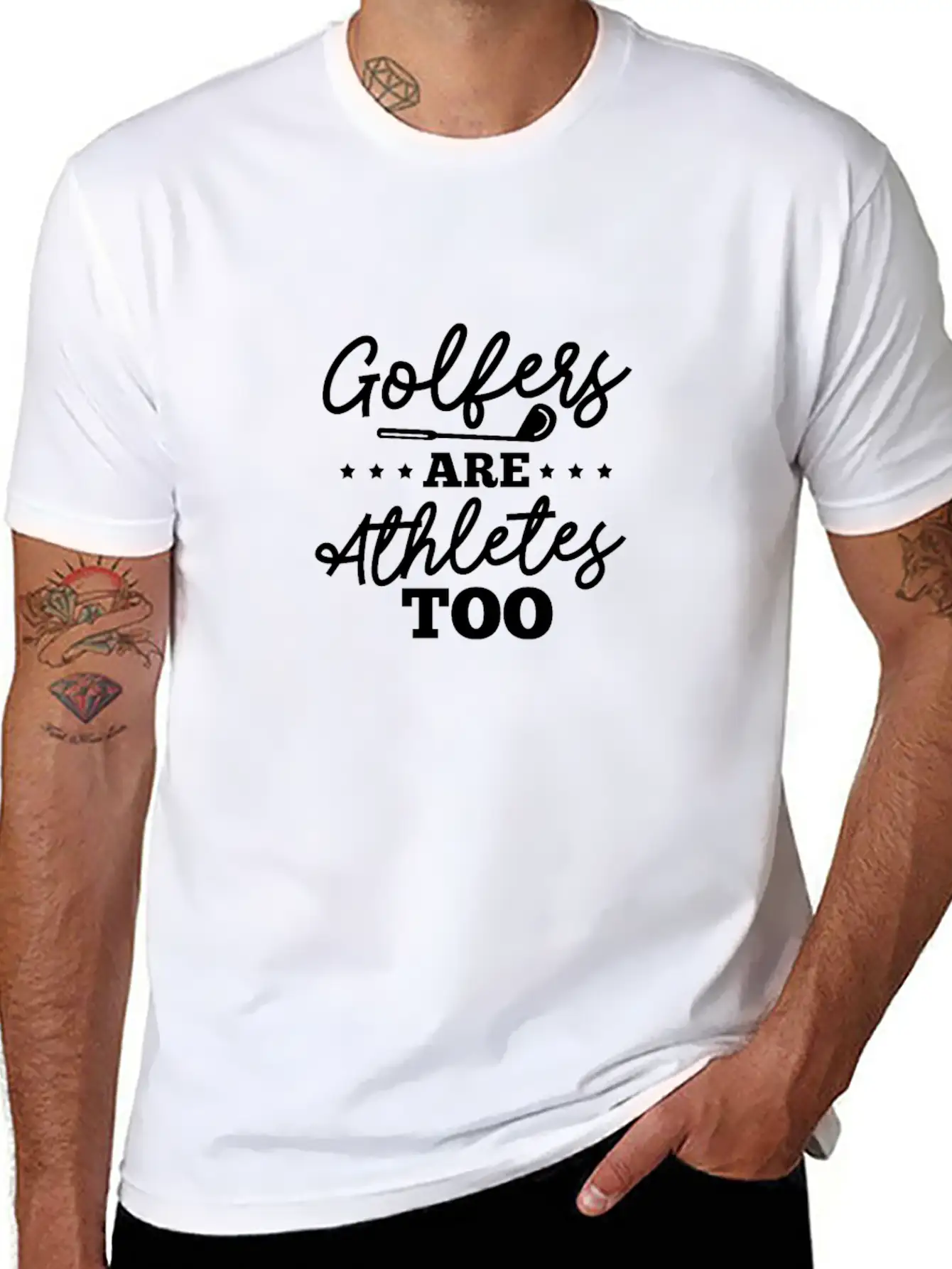 Golfers Are Athletes Too Stylish Everyday T-Shirt – Unisex Basic Cotton Tee