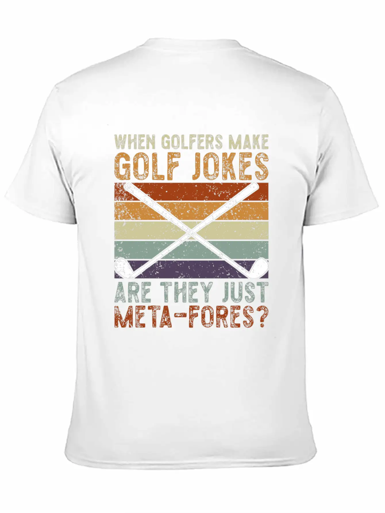 Golfers Make Golf Jokes Are They Just Meta-Fores Timeless Short Sleeve Tee – Comfy And Minimalist Design