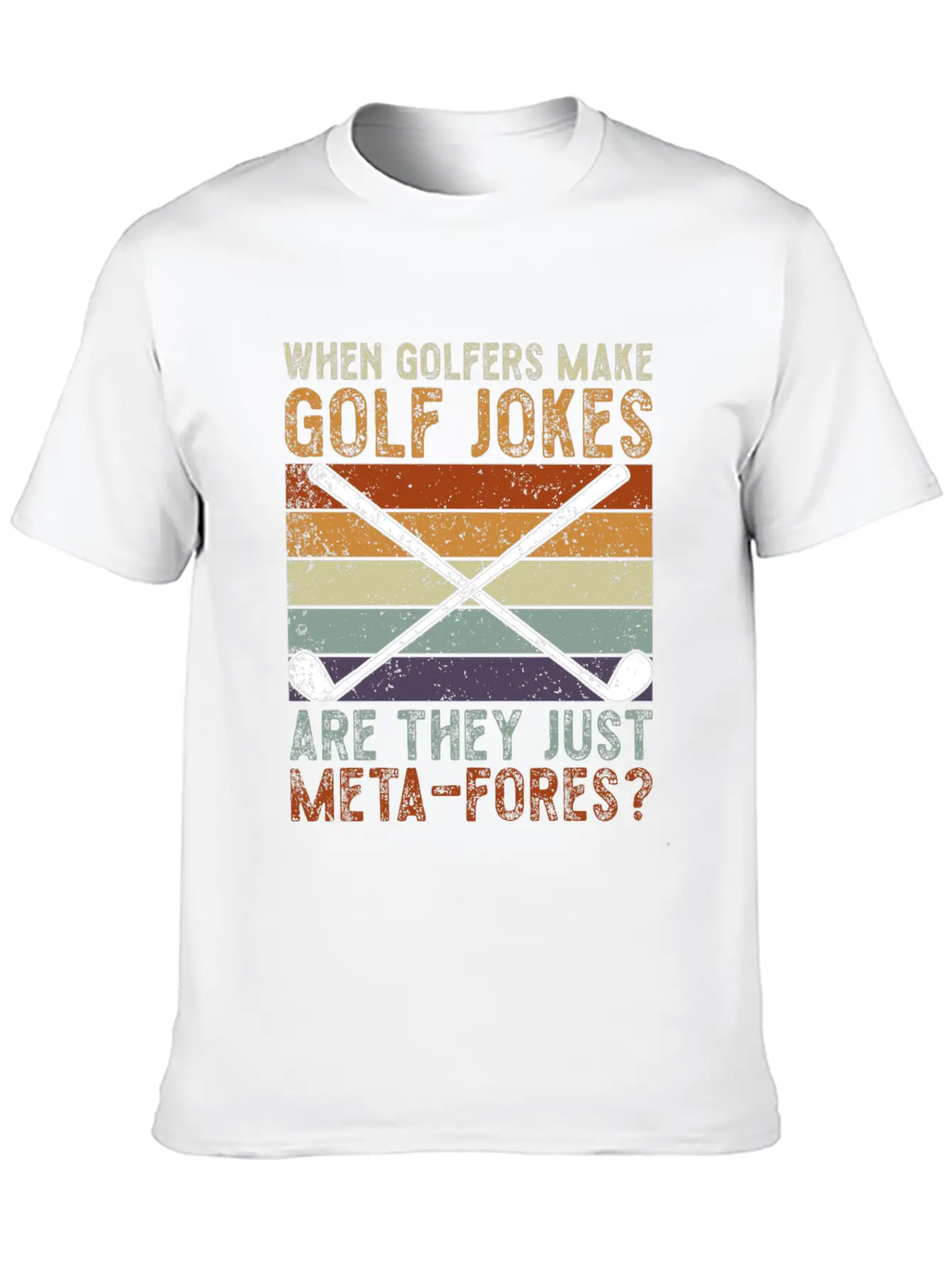 Golfers Make Golf Jokes Are They Just Meta-Fores Timeless Short Sleeve Tee – Comfy And Minimalist Design