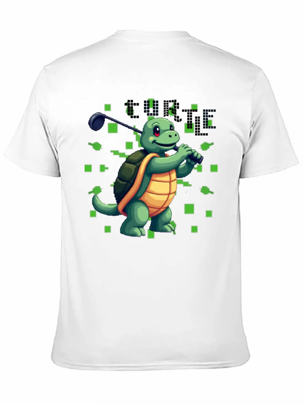 Golfing Turtle Basic Graphic T-Shirt – Daily Comfort In Soft Cotton