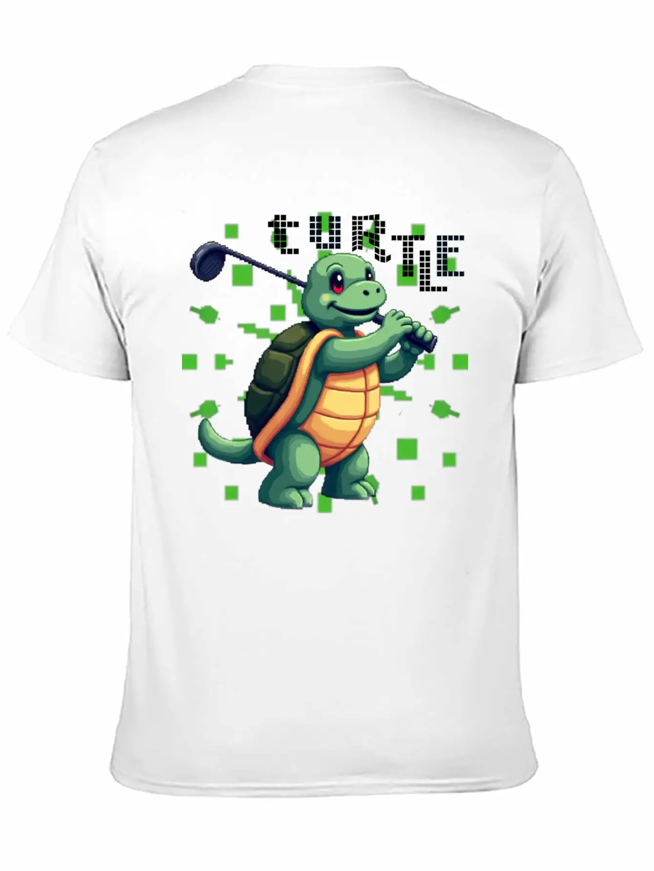 Golfing Turtle Basic Graphic T-Shirt – Daily Comfort In Soft Cotton