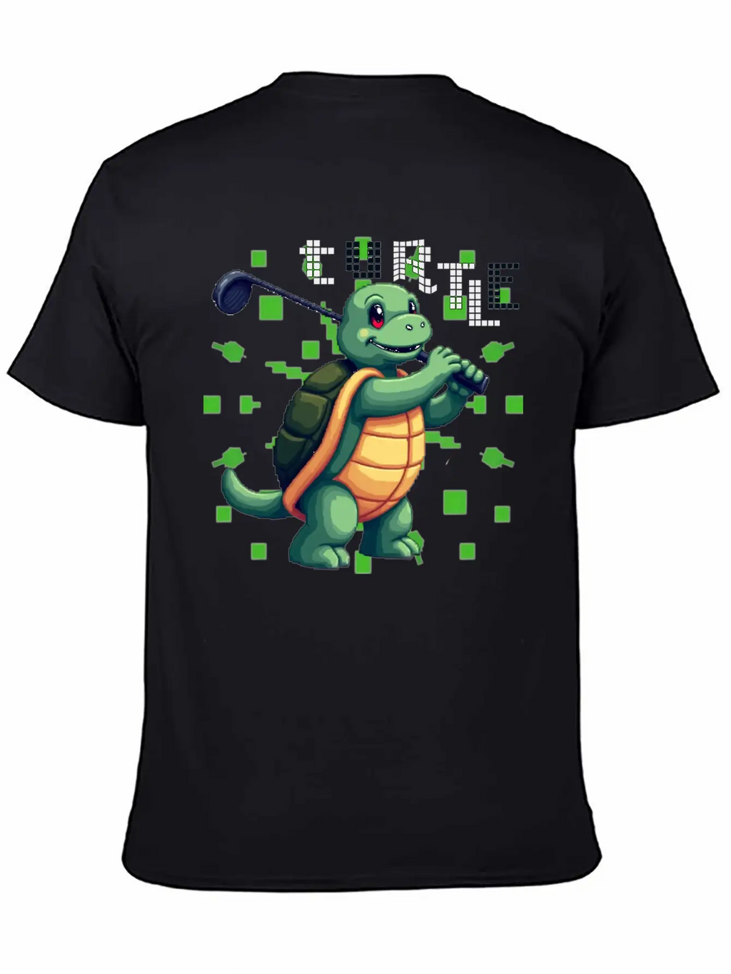 Golfing Turtle Basic Graphic T-Shirt – Daily Comfort In Soft Cotton