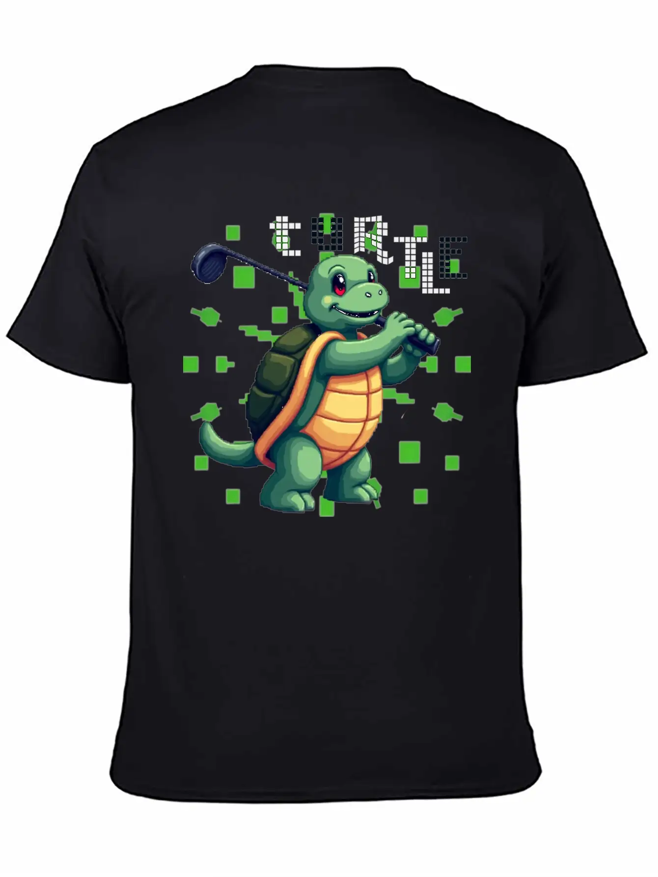 Golfing Turtle Basic Graphic T-Shirt – Daily Comfort In Soft Cotton