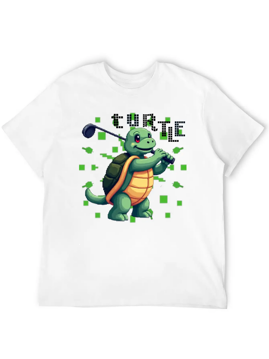 Golfing Turtle Basic Graphic T-Shirt – Daily Comfort In Soft Cotton