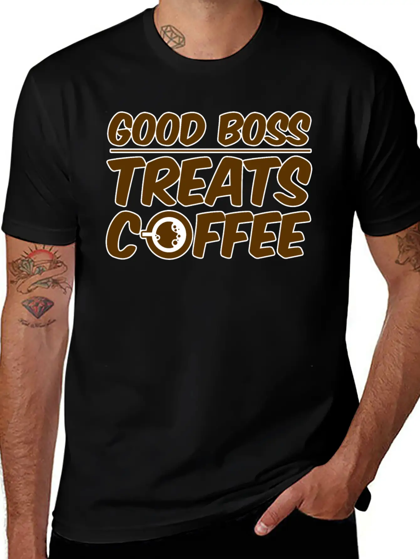 Good Boss Treats Coffee 4 Classic Cotton Tee – Unisex Comfort For Any Season