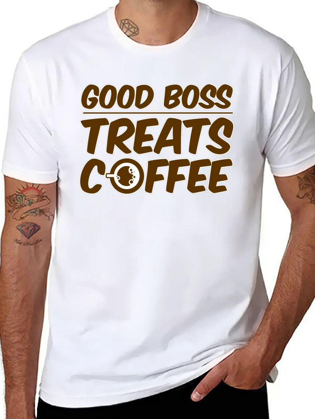 Good Boss Treats Coffee 4 Classic Cotton Tee – Unisex Comfort For Any Season