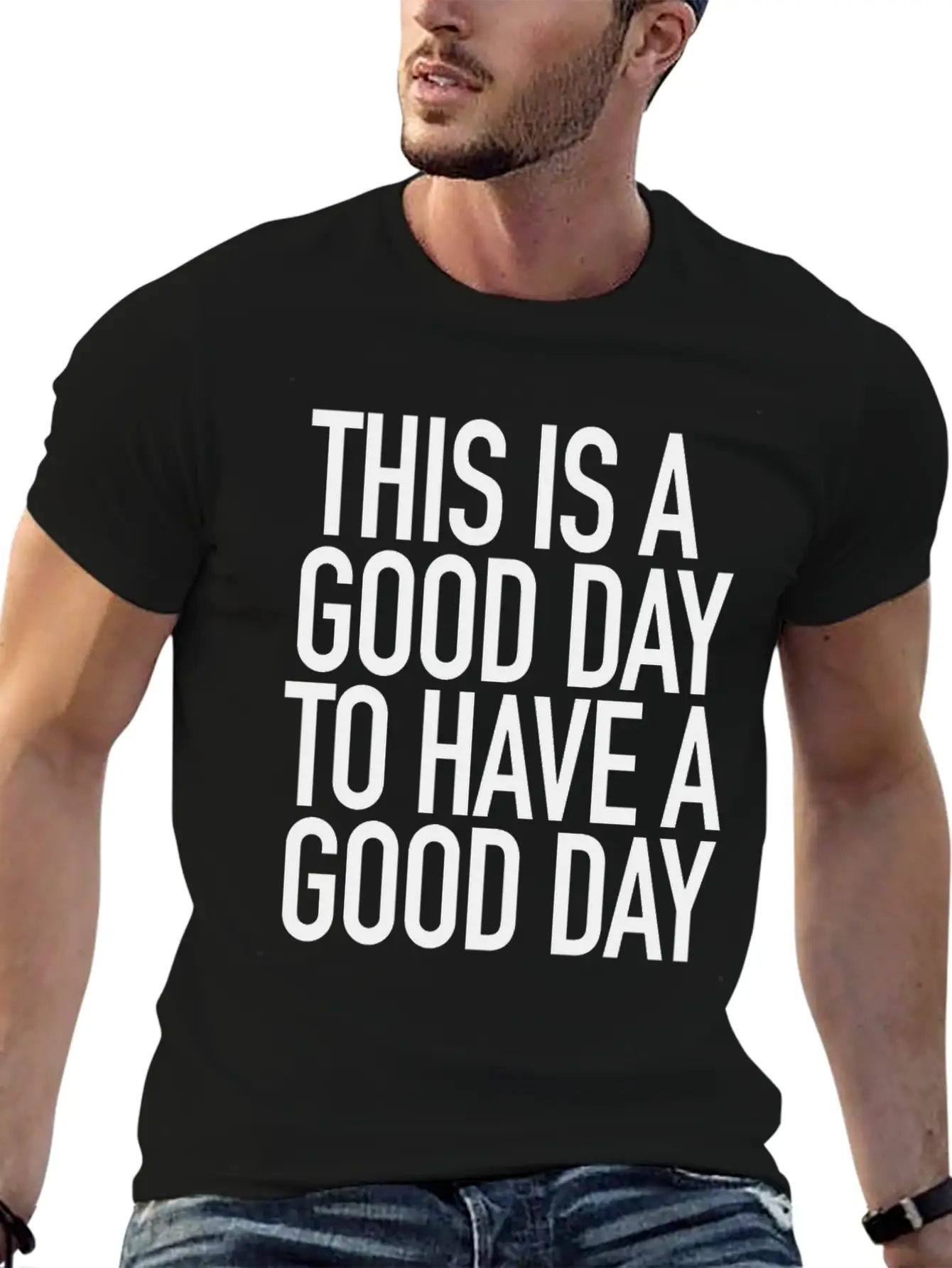 Good Day Basic Graphic T-Shirt – Daily Comfort In Soft Cotton
