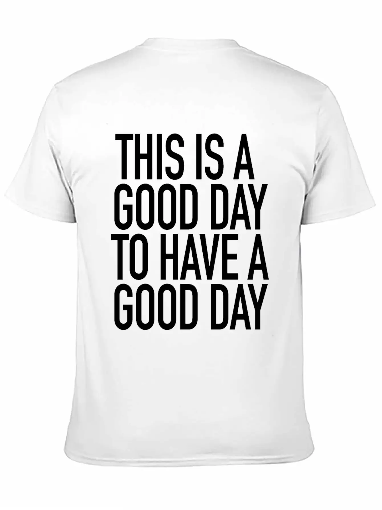 Good Day Basic Graphic T-Shirt – Daily Comfort In Soft Cotton