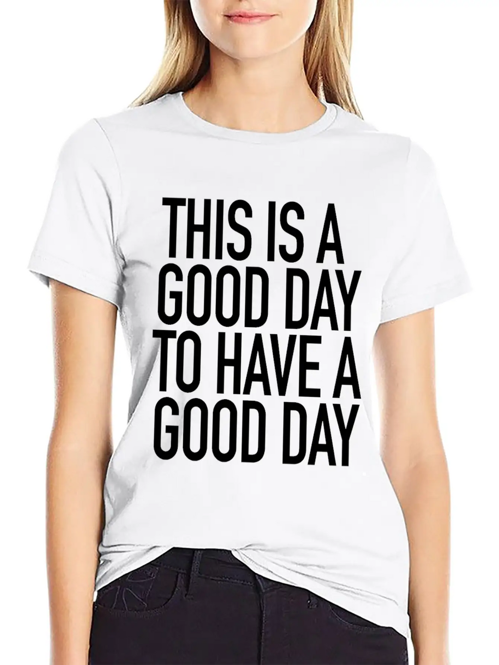 Good Day Basic Graphic T-Shirt – Daily Comfort In Soft Cotton