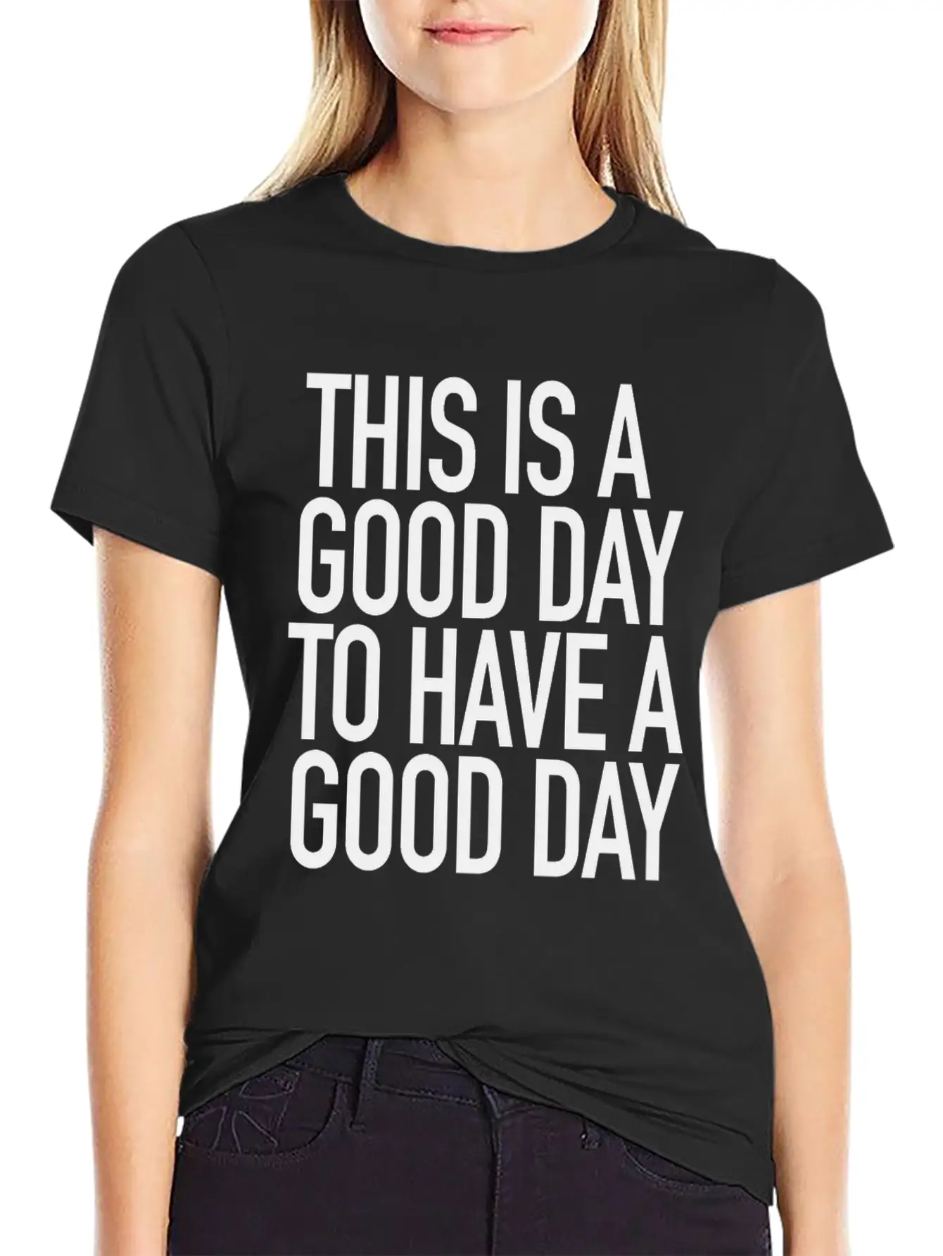 Good Day Basic Graphic T-Shirt – Daily Comfort In Soft Cotton