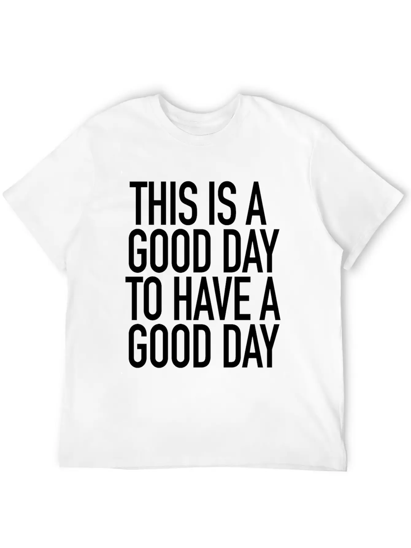 Good Day Basic Graphic T-Shirt – Daily Comfort In Soft Cotton