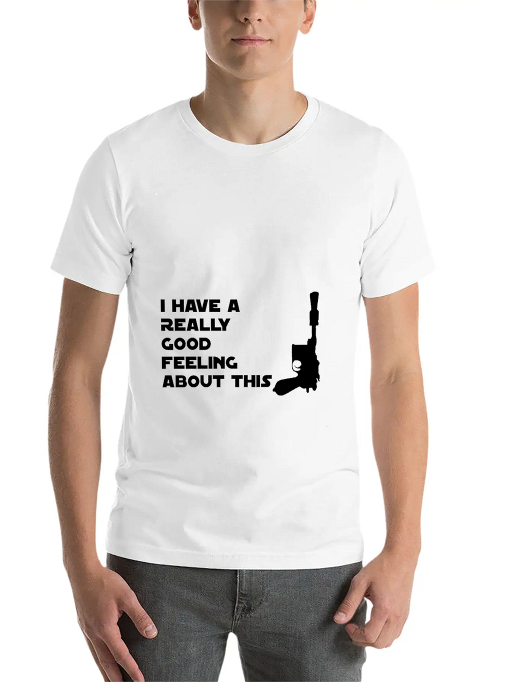 Good Feeling Quote Classic Cotton Tee – Unisex Comfort For Any Season