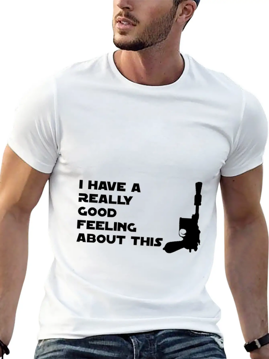 Good Feeling Quote Classic Cotton Tee – Unisex Comfort For Any Season