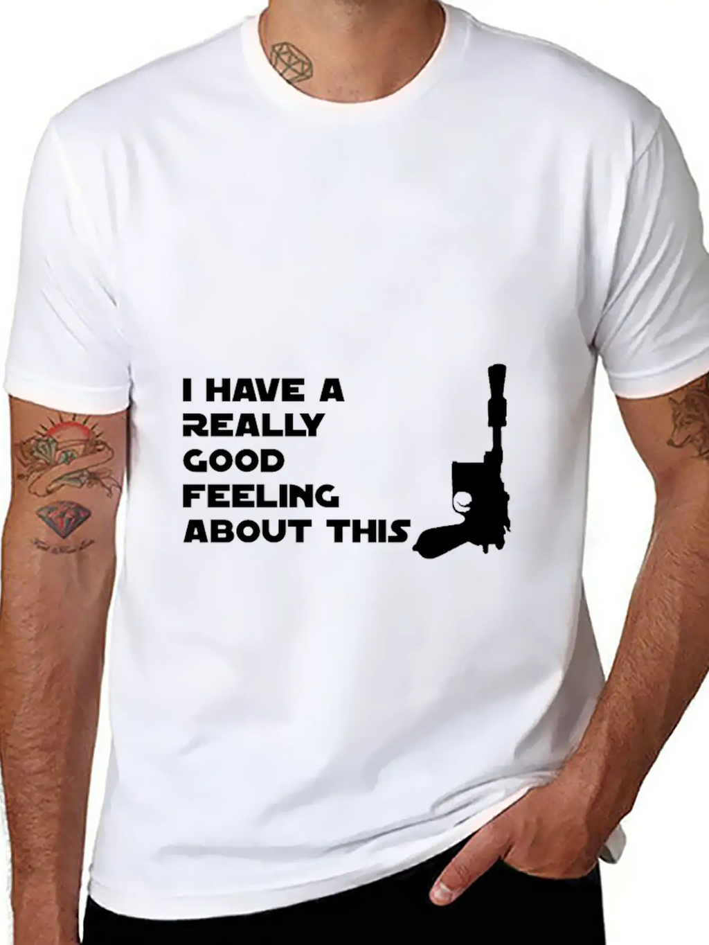 Good Feeling Quote Classic Cotton Tee – Unisex Comfort For Any Season