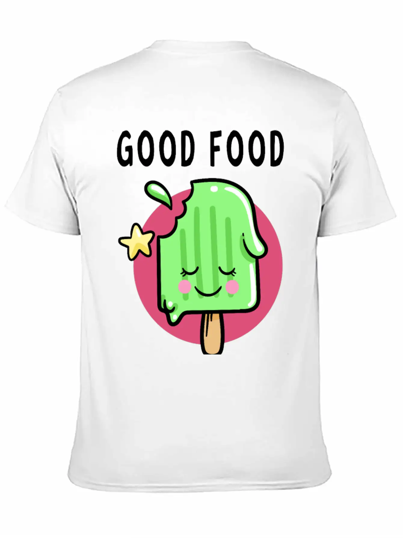 Good Food Good Mood Good Luck Modern Fit Casual T-Shirt – Clean And Versatile Design