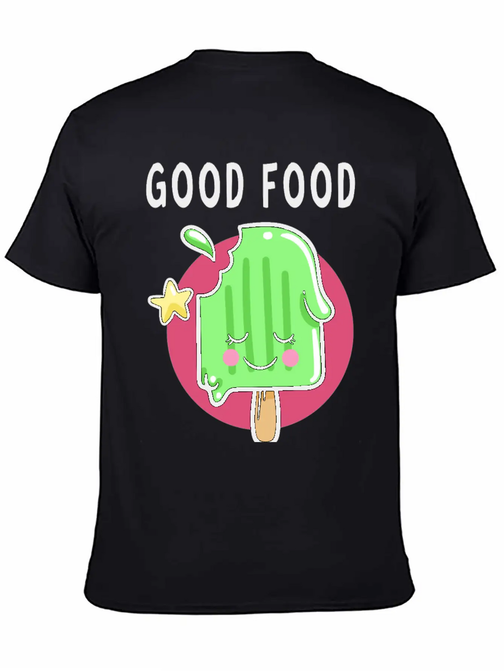 Good Food Good Mood Good Luck Modern Fit Casual T-Shirt – Clean And Versatile Design