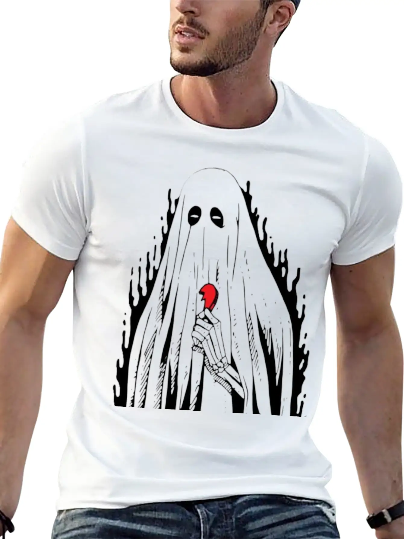 Good Job In Ghosting Me Funny Bold Quote Basic Graphic T-Shirt – Daily Comfort In Soft Cotton