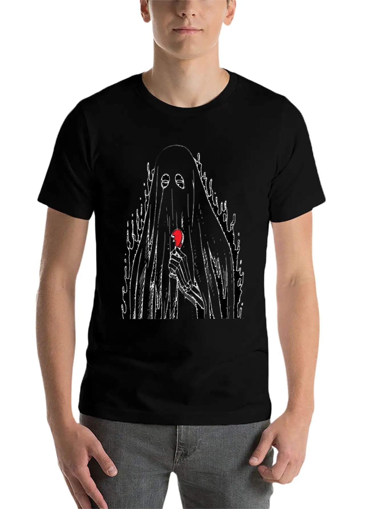 Good Job In Ghosting Me Funny Bold Quote Basic Graphic T-Shirt – Daily Comfort In Soft Cotton