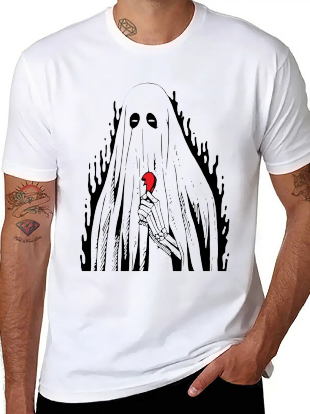 Good Job In Ghosting Me Funny Bold Quote Basic Graphic T-Shirt – Daily Comfort In Soft Cotton