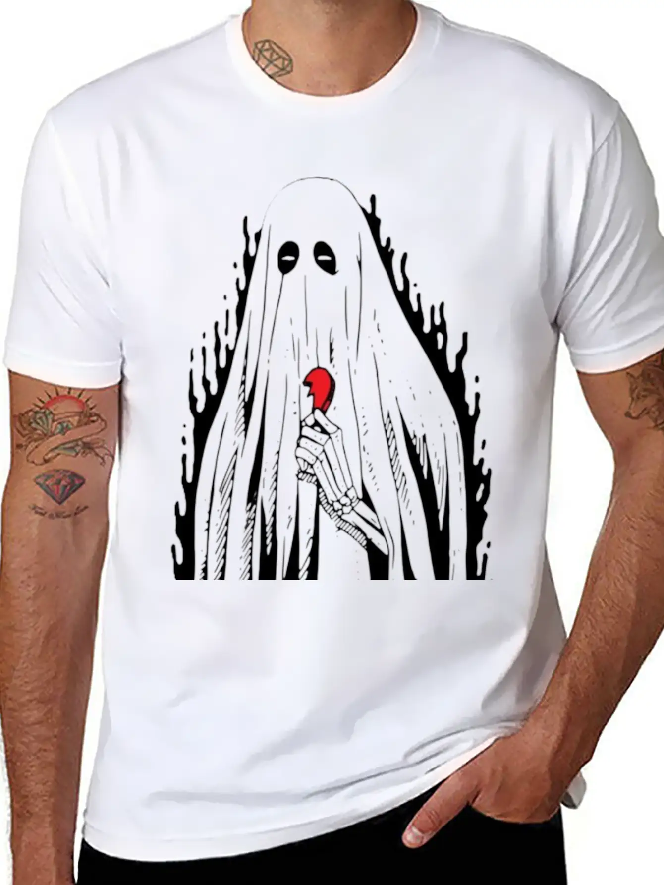 Good Job In Ghosting Me Funny Bold Quote Basic Graphic T-Shirt – Daily Comfort In Soft Cotton
