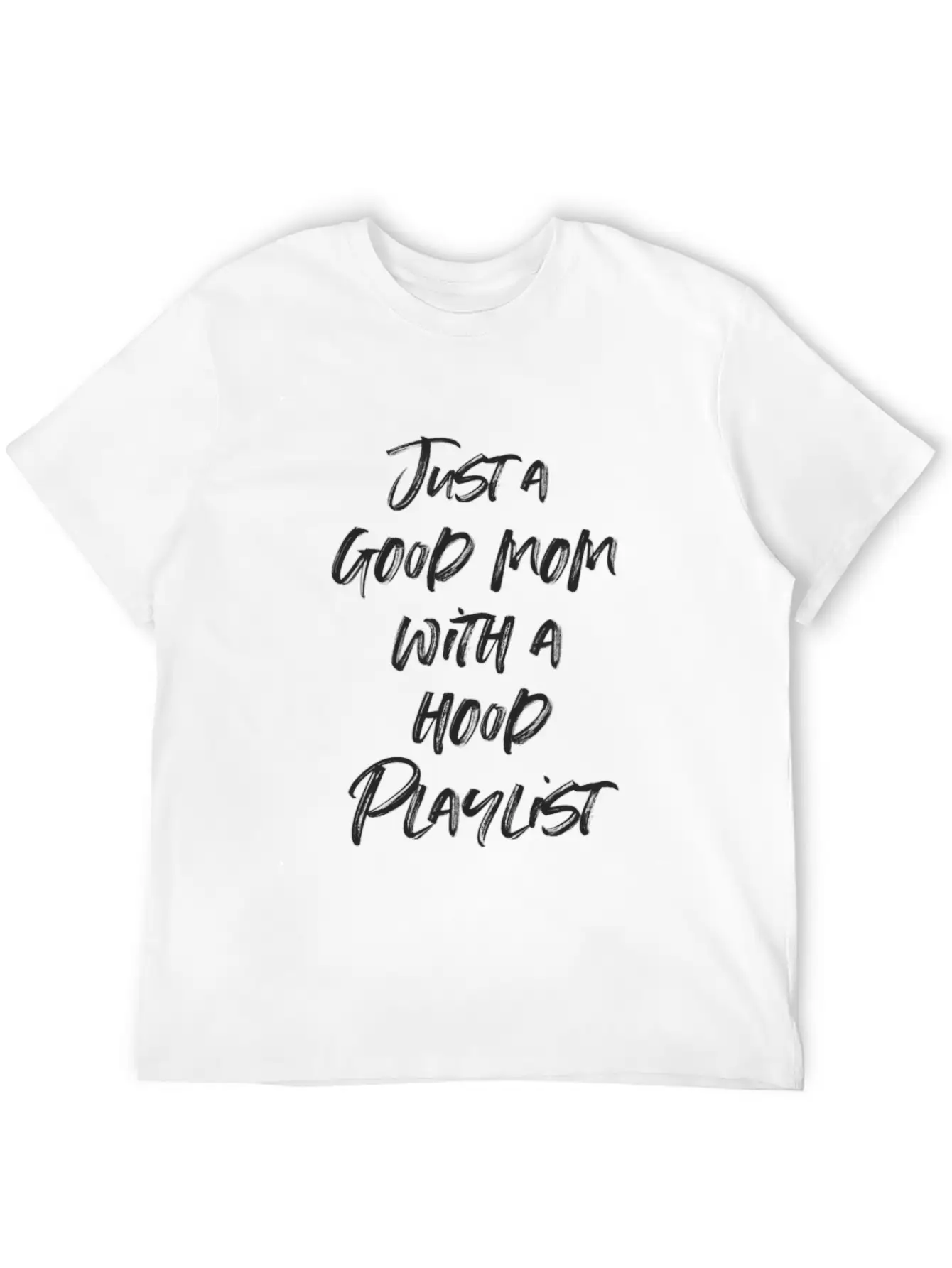 Good Mom Hood Playlist Breathable Graphic T-Shirt – Perfect For Casual Days