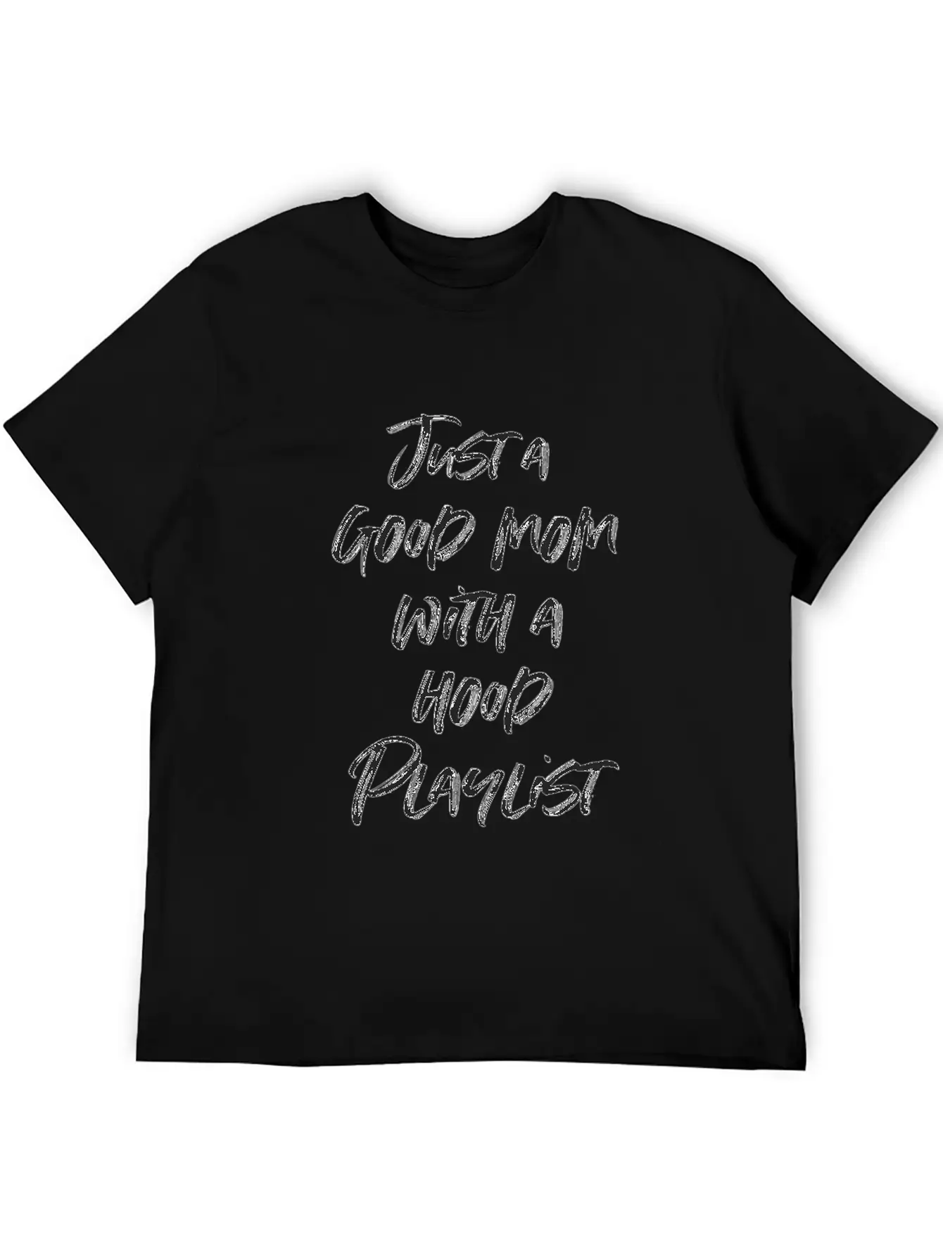 Good Mom Hood Playlist Breathable Graphic T-Shirt – Perfect For Casual Days