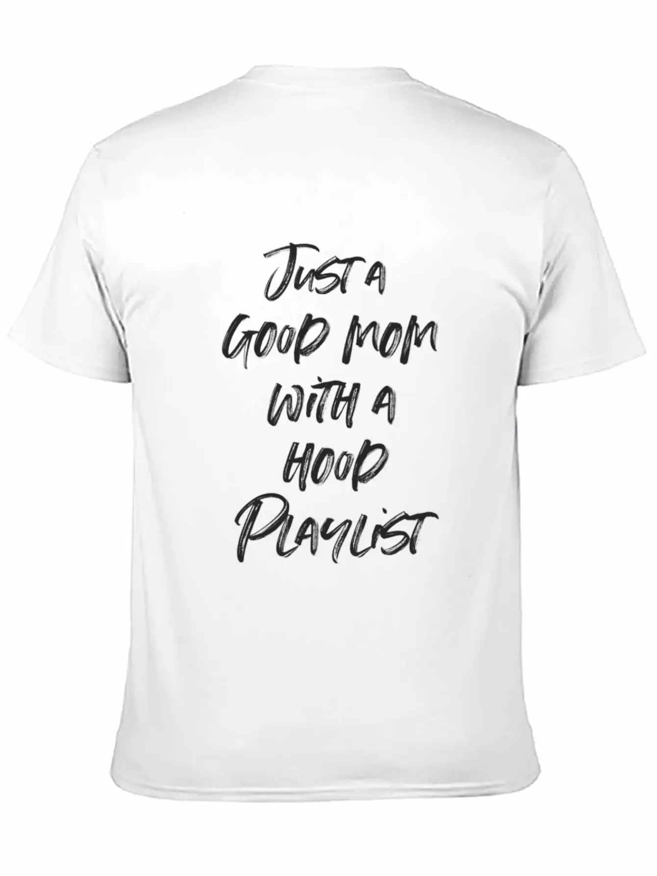 Good Mom Hood Playlist Breathable Graphic T-Shirt – Perfect For Casual Days