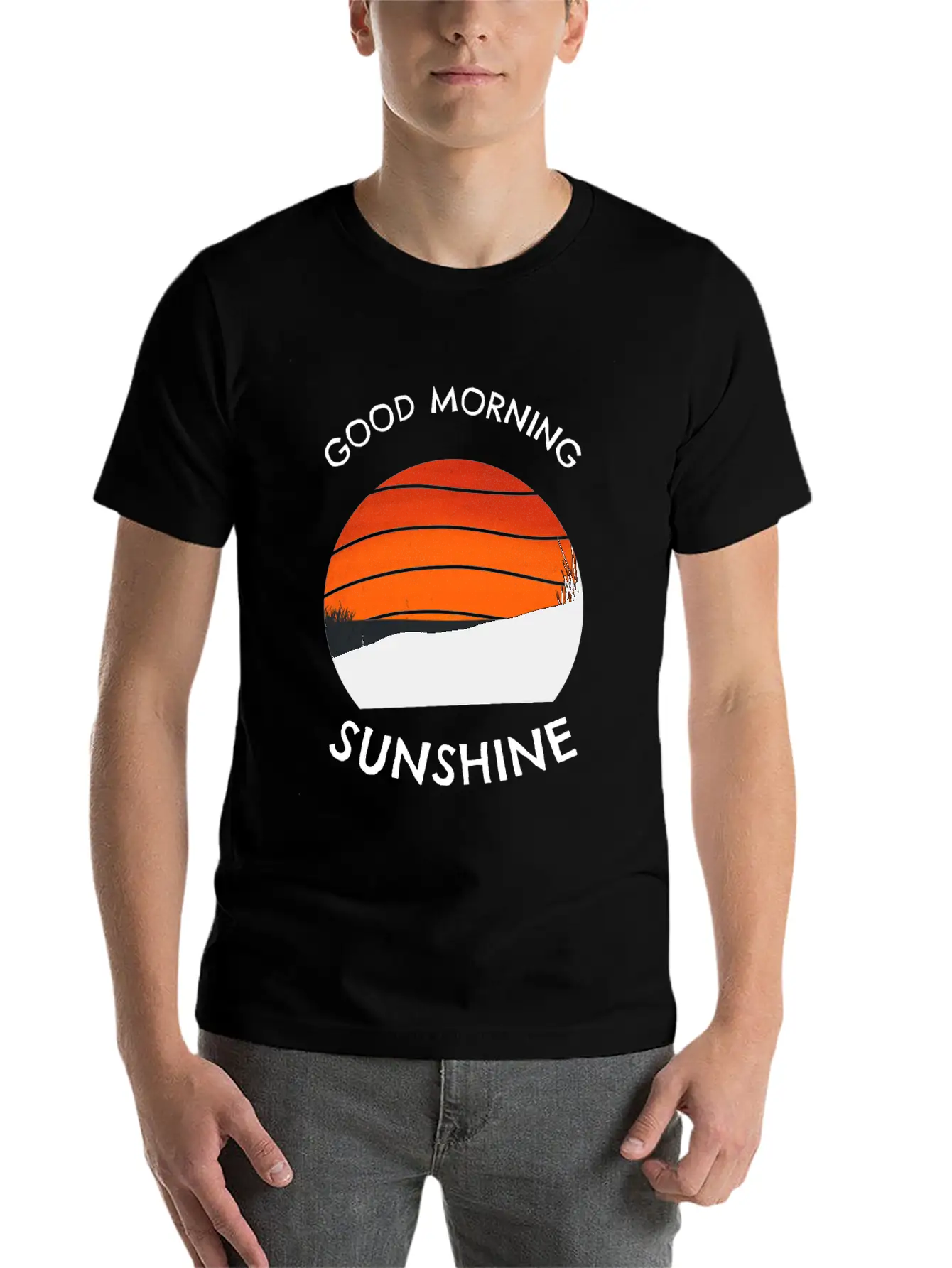 Good Morning Sunshine Valley #1 Relaxed Everyday Tee – Lightweight And Durable Cotton