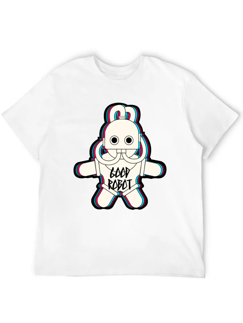 Good Robot Character Basic Graphic T-Shirt – Daily Comfort In Soft Cotton