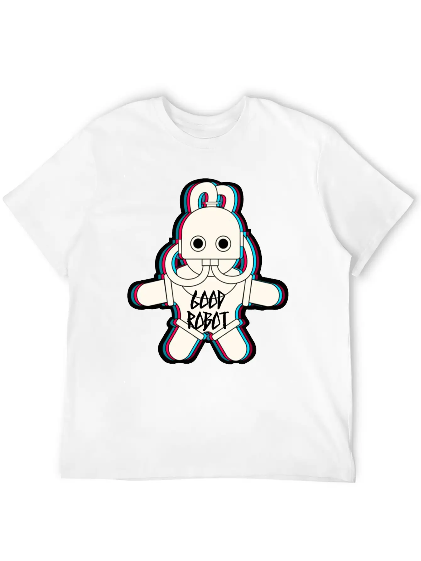 Good Robot Character Basic Graphic T-Shirt – Daily Comfort In Soft Cotton