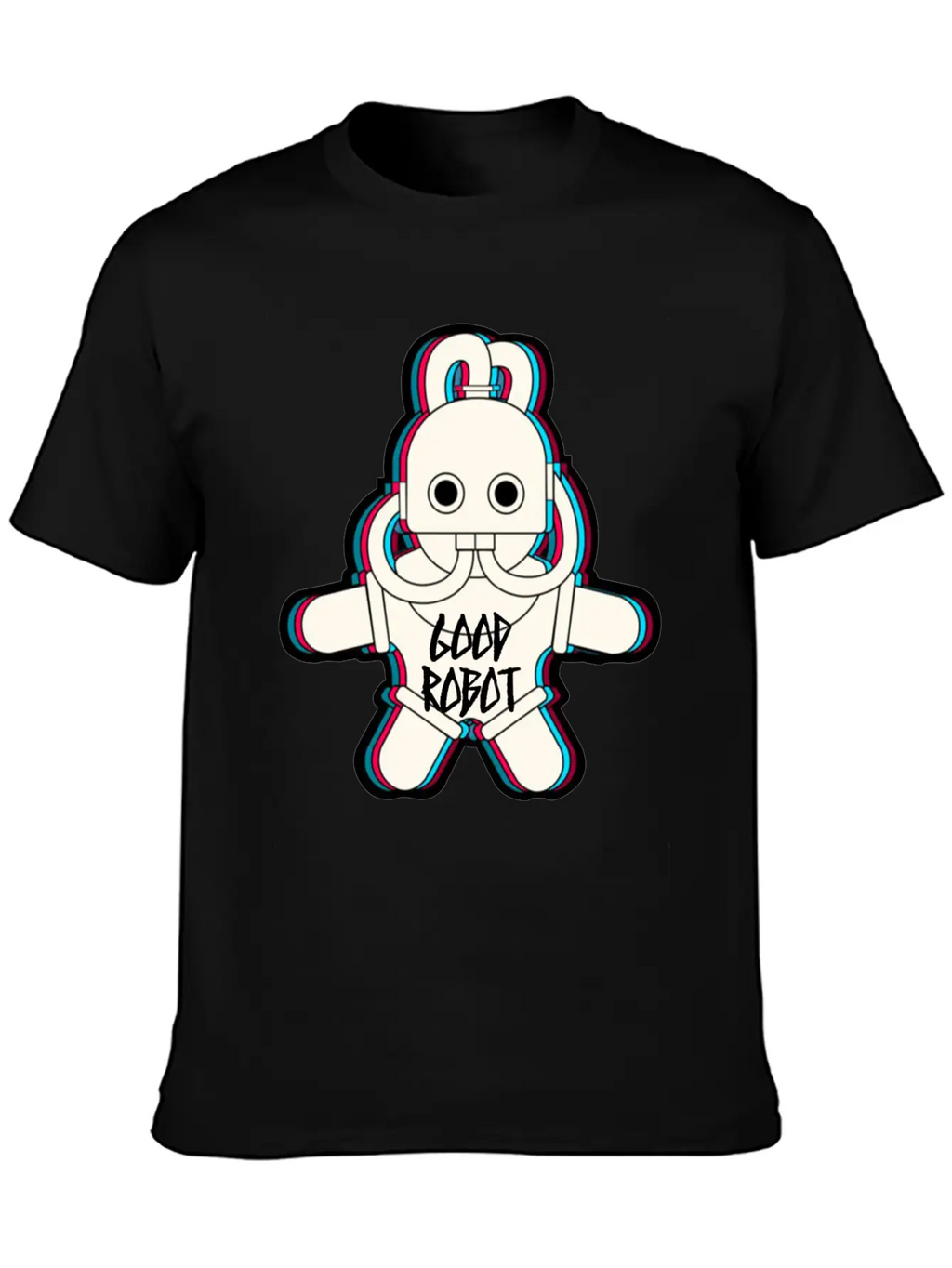 Good Robot Character Basic Graphic T-Shirt – Daily Comfort In Soft Cotton