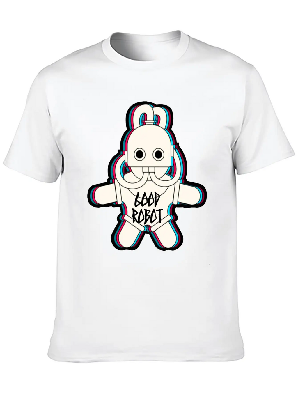 Good Robot Character Basic Graphic T-Shirt – Daily Comfort In Soft Cotton
