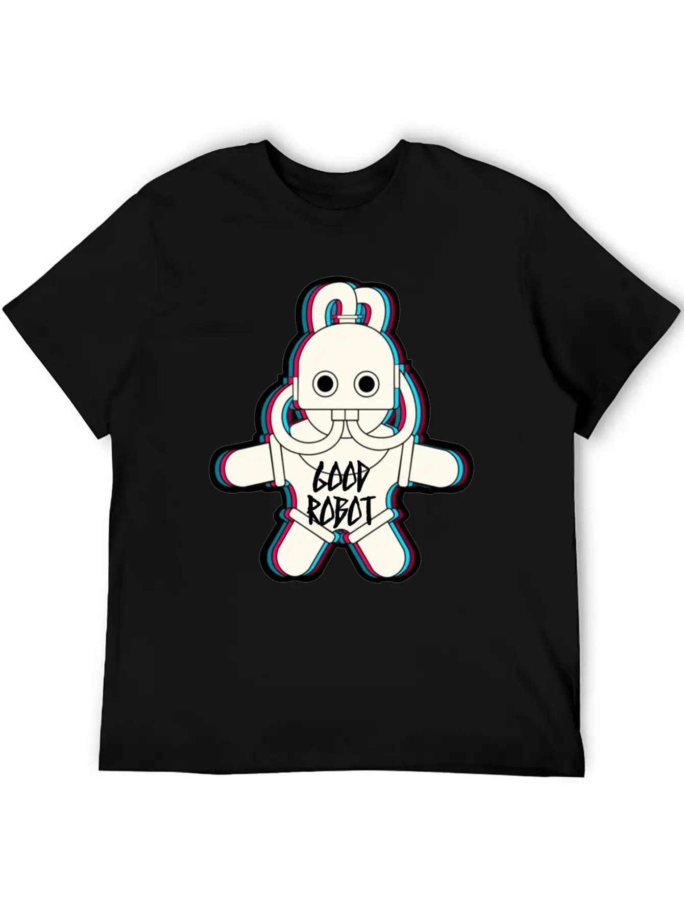Good Robot Character Basic Graphic T-Shirt – Daily Comfort In Soft Cotton