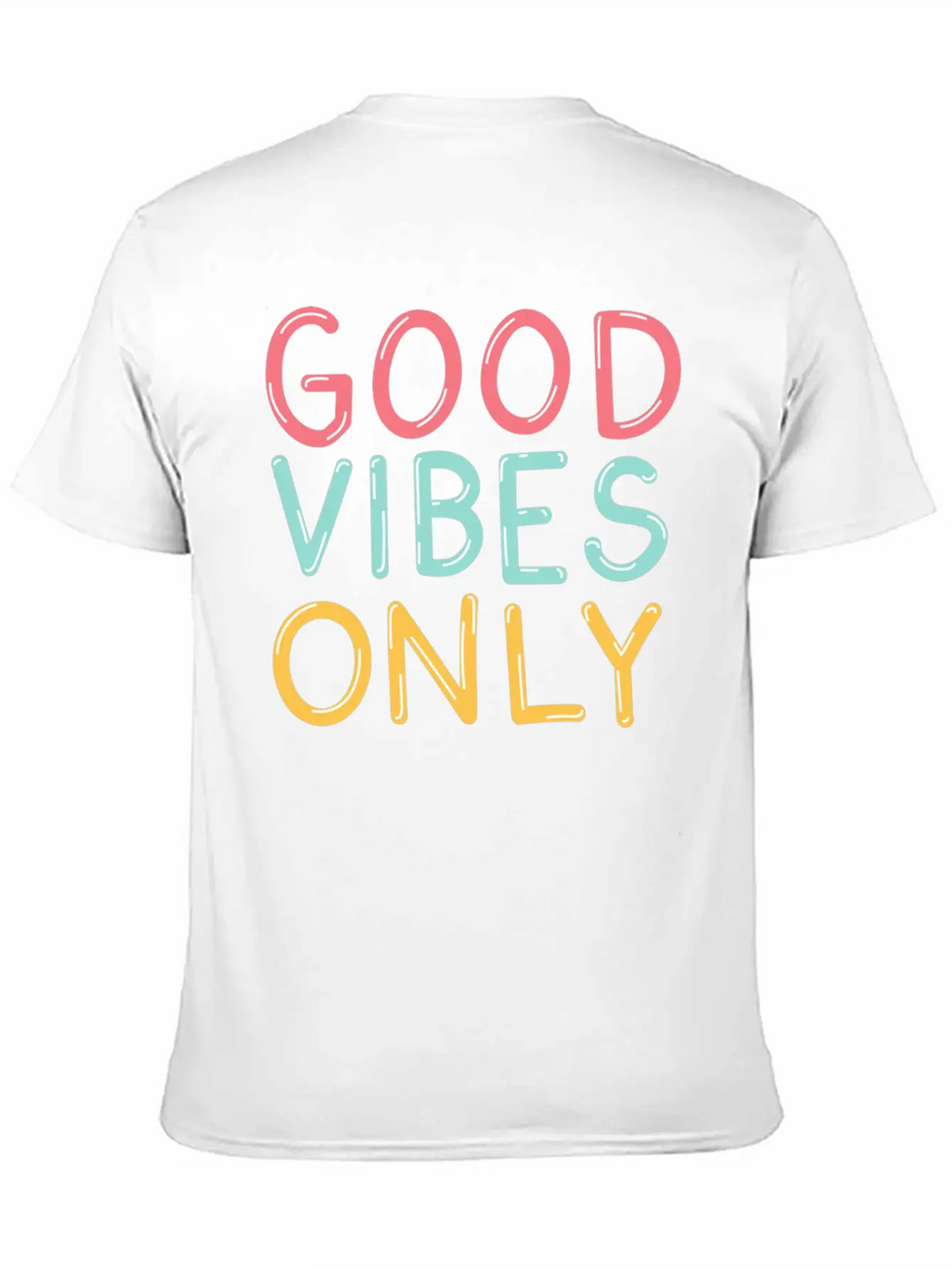 Good Vibes Relaxed Everyday Tee – Lightweight And Durable Cotton