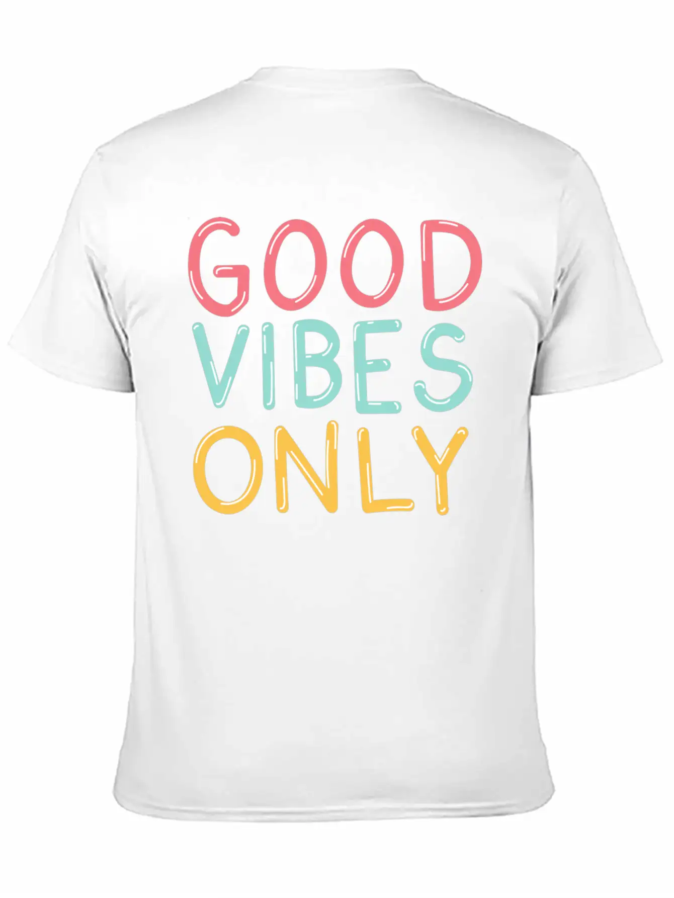 Good Vibes Relaxed Everyday Tee – Lightweight And Durable Cotton