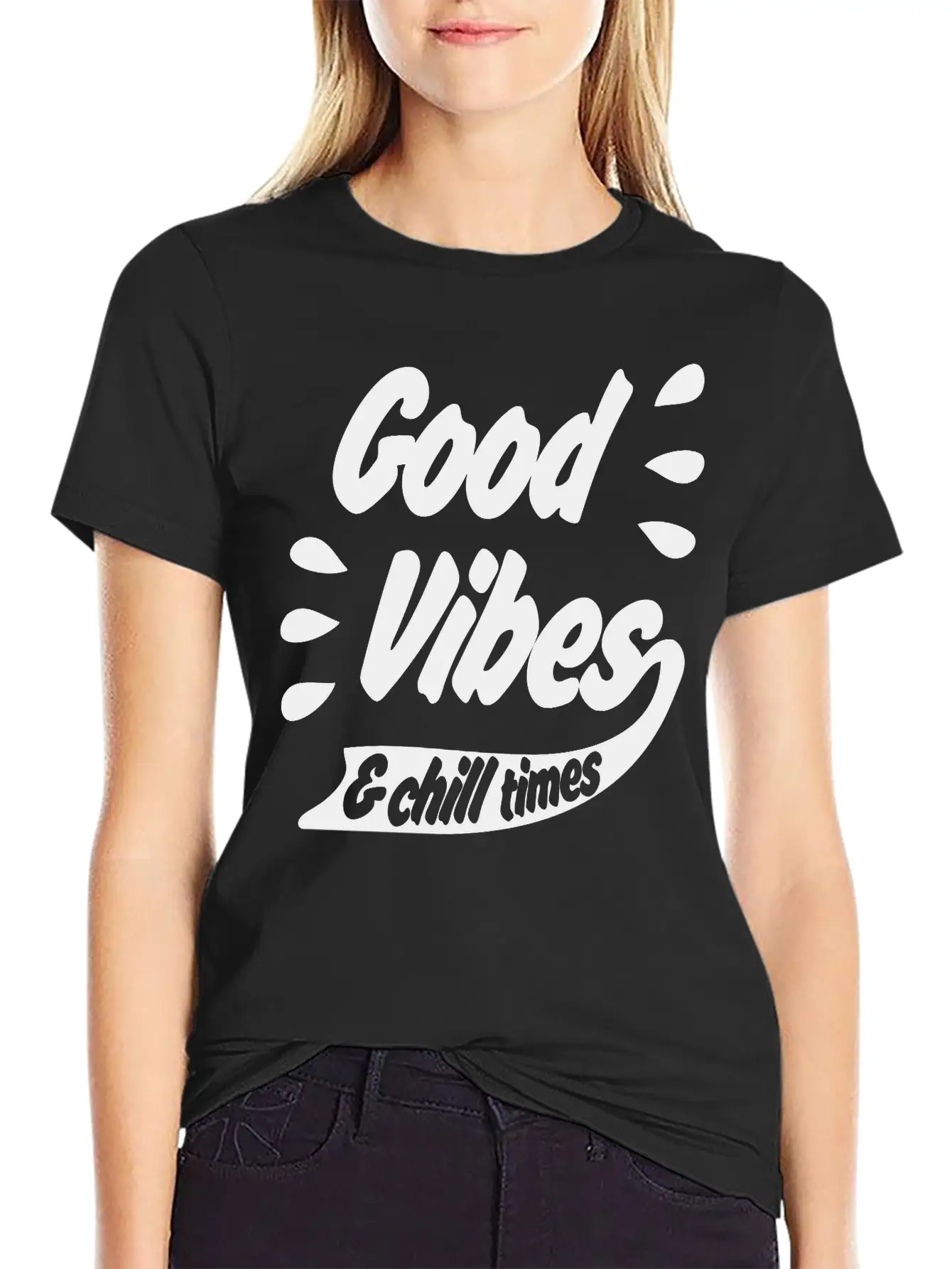 Good Vibes Unisex Casual T-Shirt – Clean Design For Daily Comfort