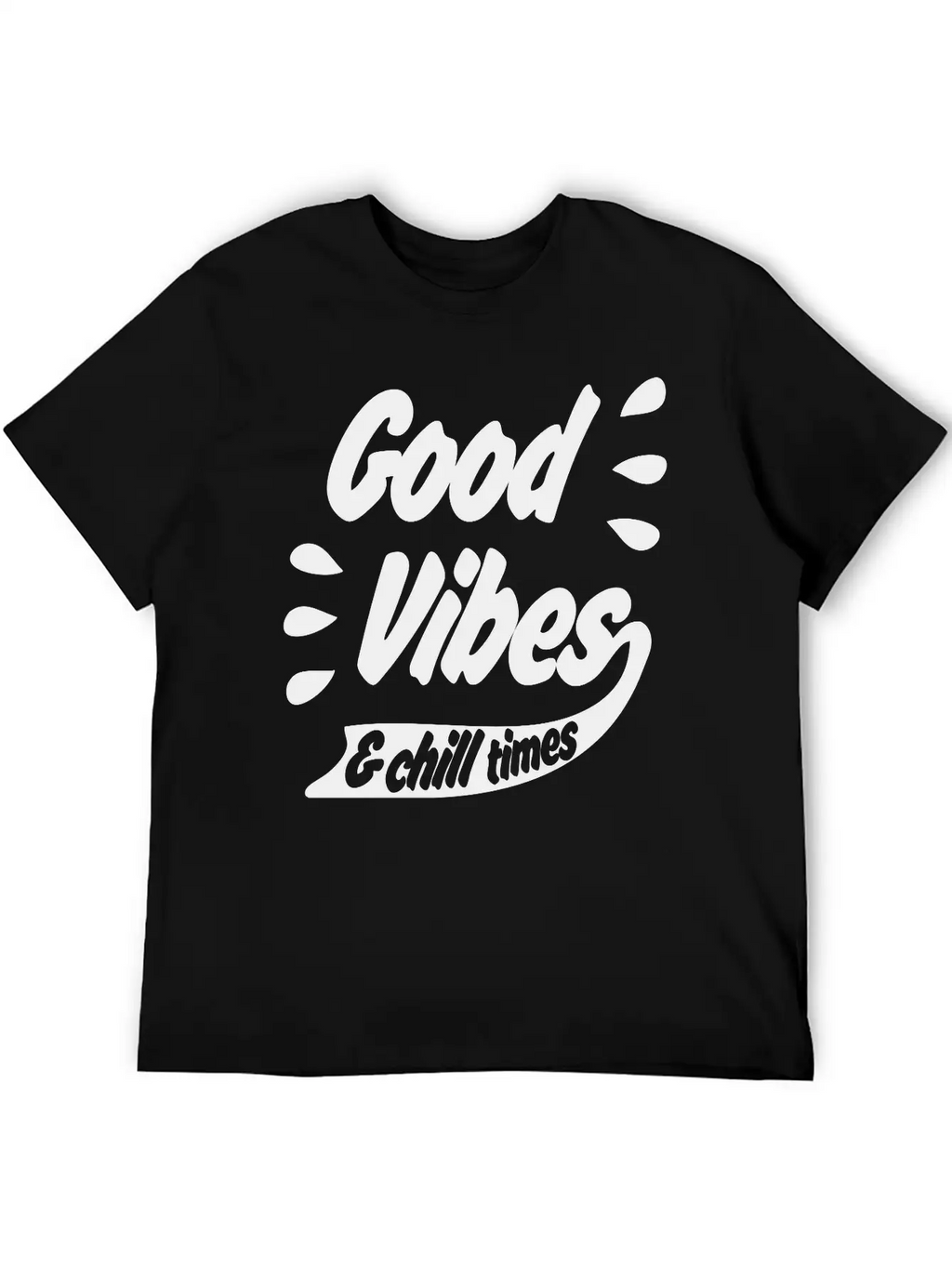 Good Vibes Unisex Casual T-Shirt – Clean Design For Daily Comfort