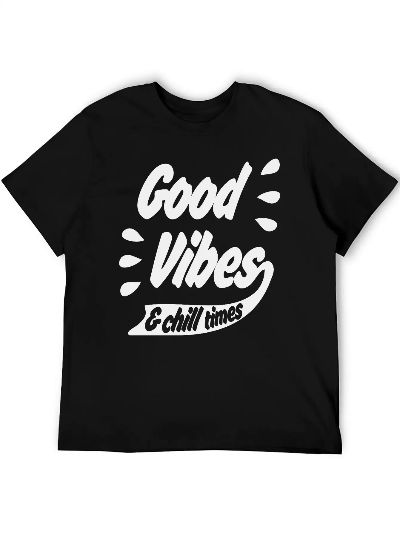 Good Vibes Unisex Casual T-Shirt – Clean Design For Daily Comfort