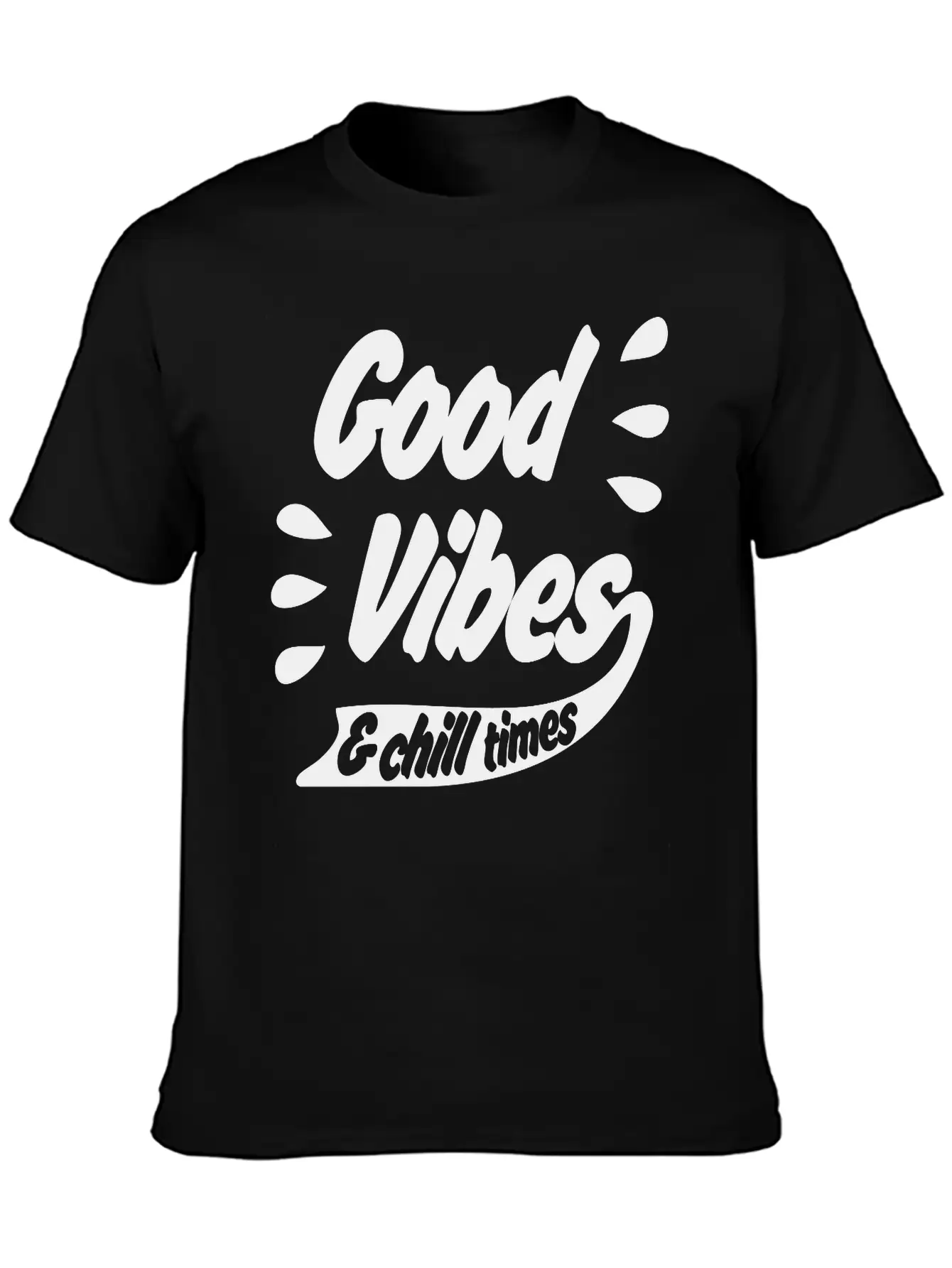 Good Vibes Unisex Casual T-Shirt – Clean Design For Daily Comfort