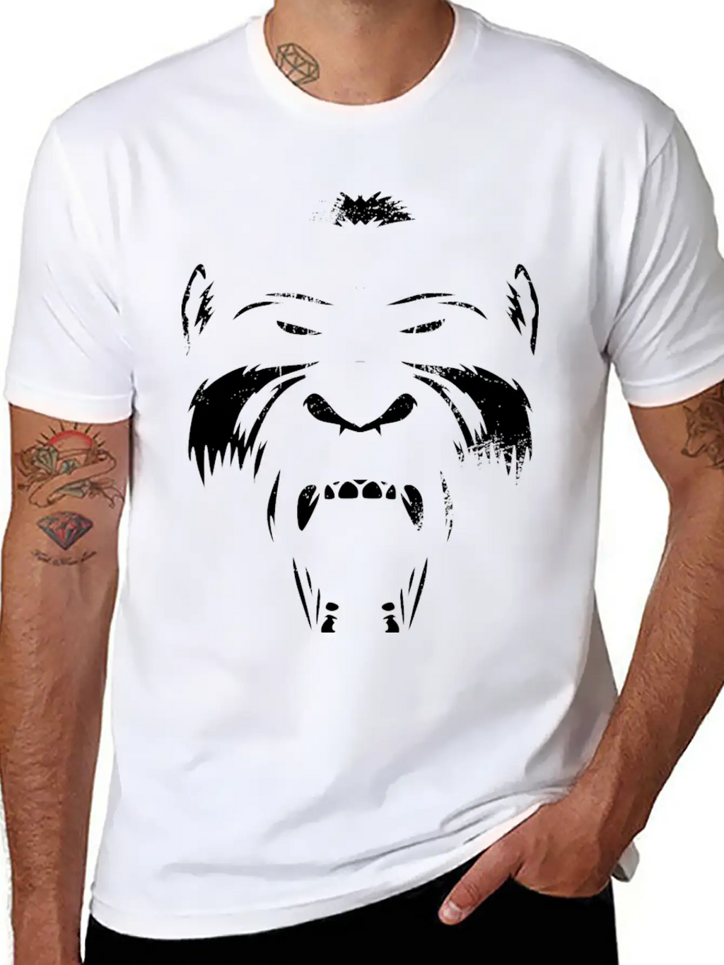 Gorilla Essential Cotton Tee For Daily Outfits – Unisex Style